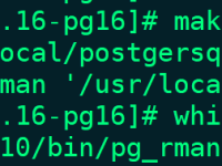 PostgreSQL教程(11)第三方物理备份工具pg_rman使用教程
